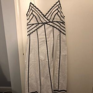 Eliza J size 14 white and black sundress